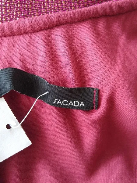 Sacada Vestido tubinho bordô com brilho - G veste M
