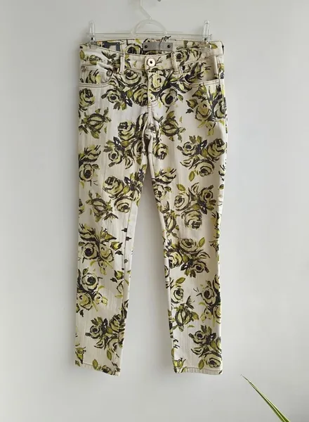 Animale calça skinny floral amarelo - 34
