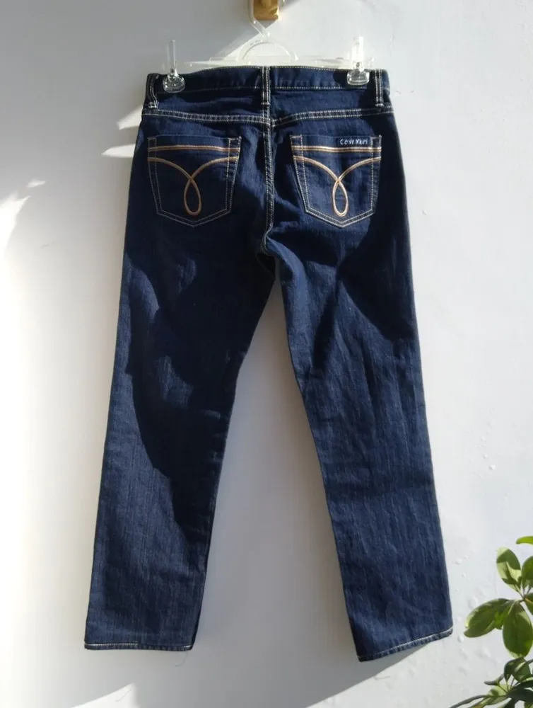 Calvin Klein calça jeans skinny escura - 36