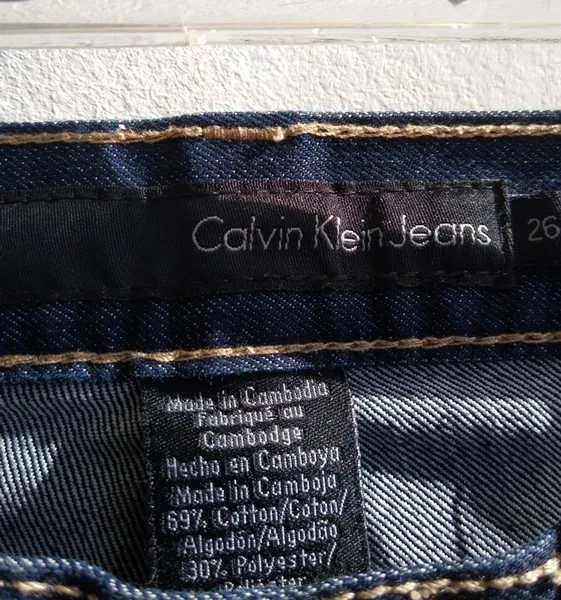 Calvin Klein calça jeans skinny escura - 36