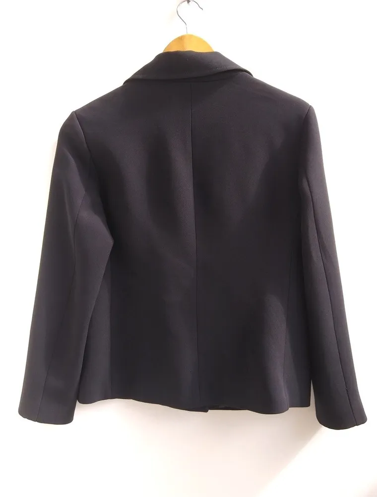 Alcaçuz blazer preto curto  - M
