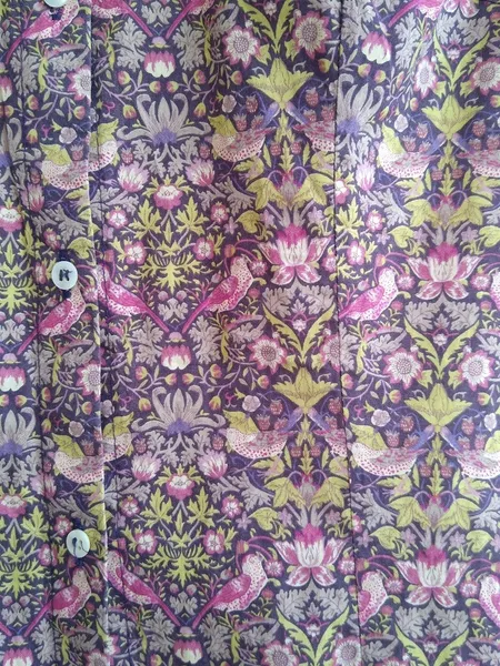 Le Lis Blanc Camisa floral Liberty  vinho/bege m/l -38