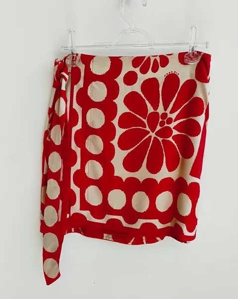 Farm Saia curta envelope floral Palermo - P