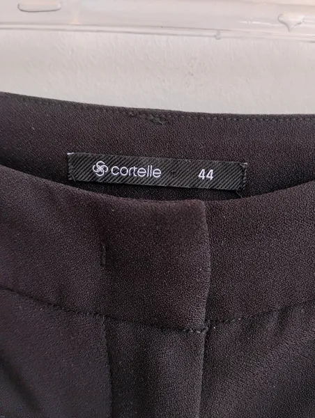 Cortelle Calça de alfaiataria Alladin em crepe preto - 44 42