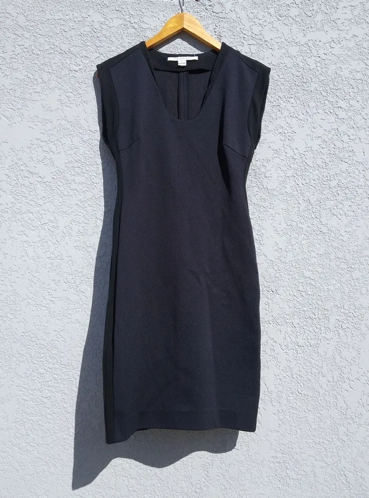 Diane Von Furstenberg vestido tubinho preto - M