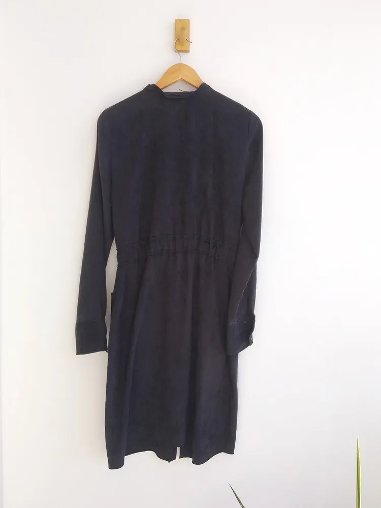Elie Tahari Vestido tipo parka preto - M