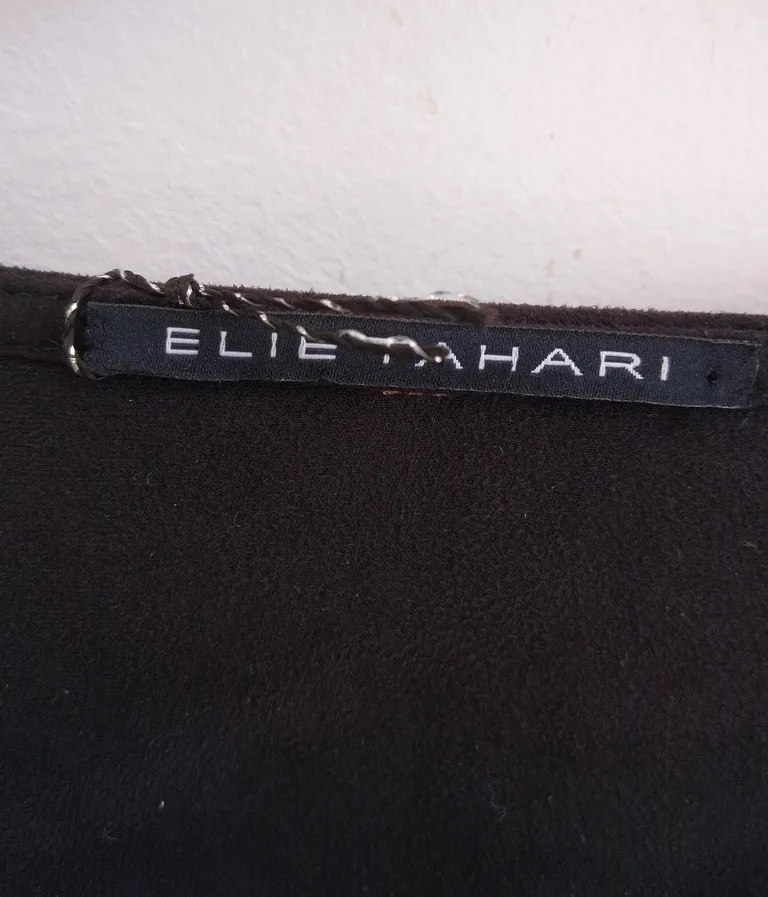 Elie Tahari Vestido tipo parka preto - M