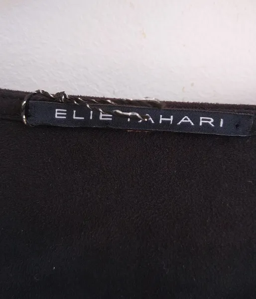 Elie Tahari Vestido tipo parka preto - M