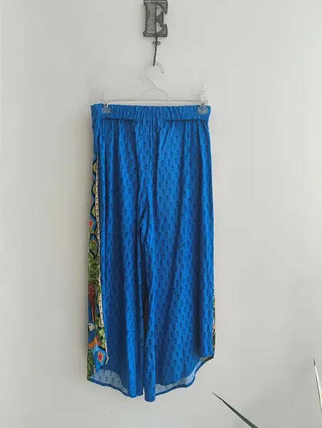 Renner pantacourt azul estampa tropical - P