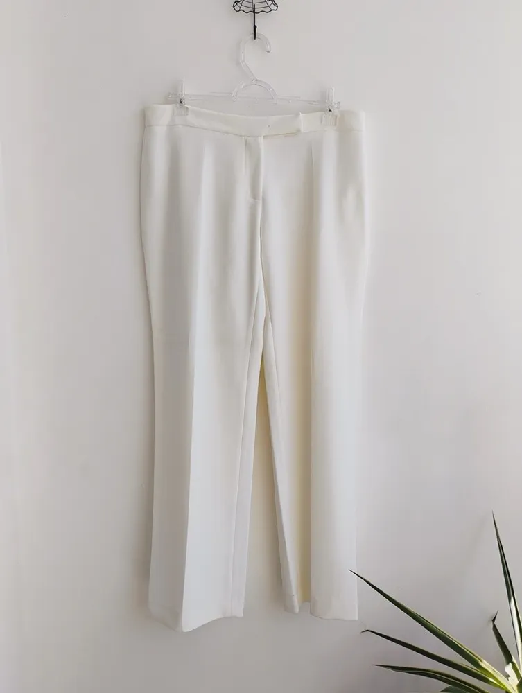 Fillity calça de alfaiataria reta off-white - 46