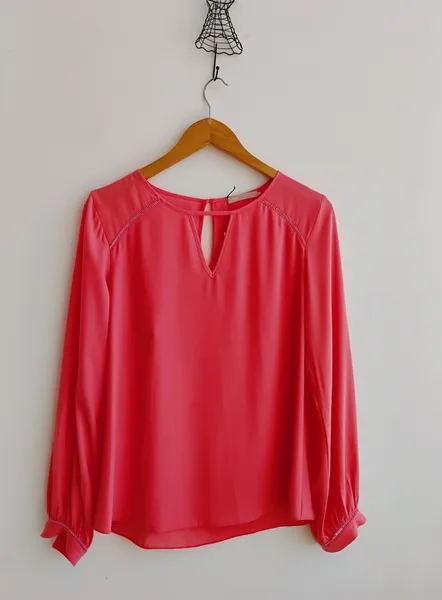 MOB blusa de alfaitaria larana cenoura m/l - P