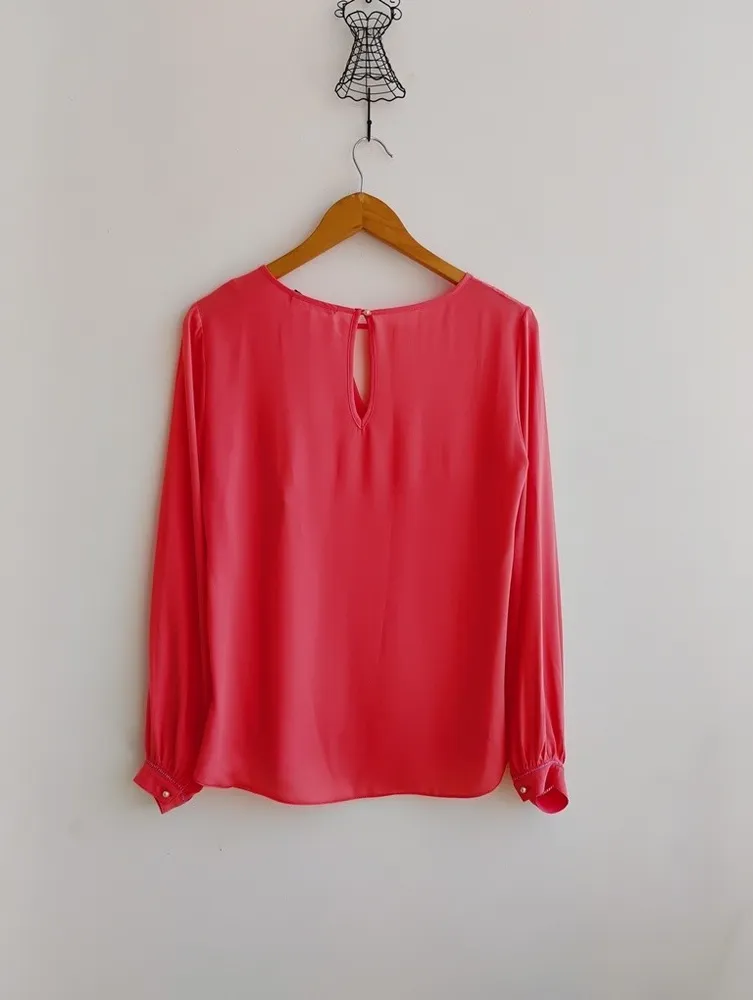 MOB blusa de alfaitaria larana cenoura m/l - P