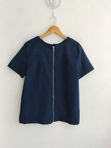 Annexe t-shirt azul-marinho texturizada - 42 veste 44