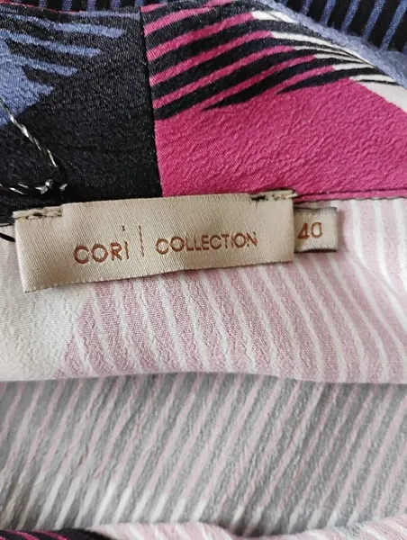 Cori vestido transpassado estampa geométrica - 40