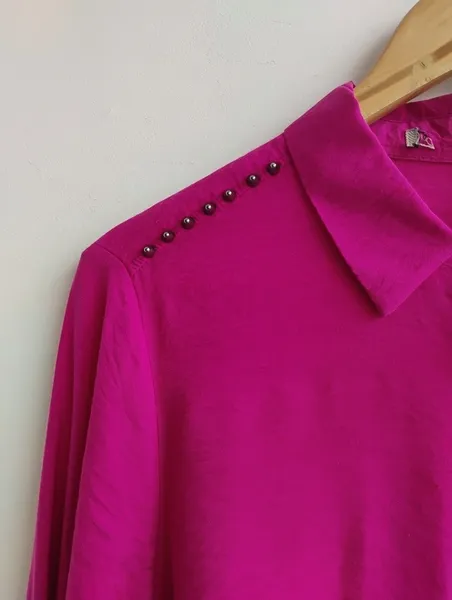 Shoulder camisa pink manga longa - 46