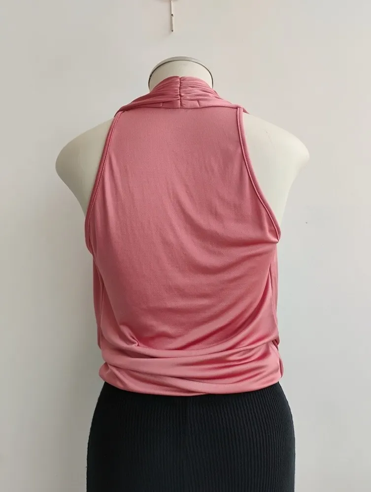 Iódice blusa traspassada salmão - P