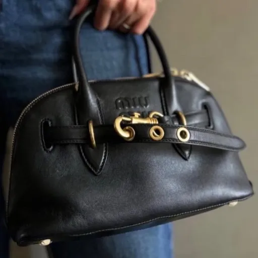 Bolsa miu miu de couro Preta