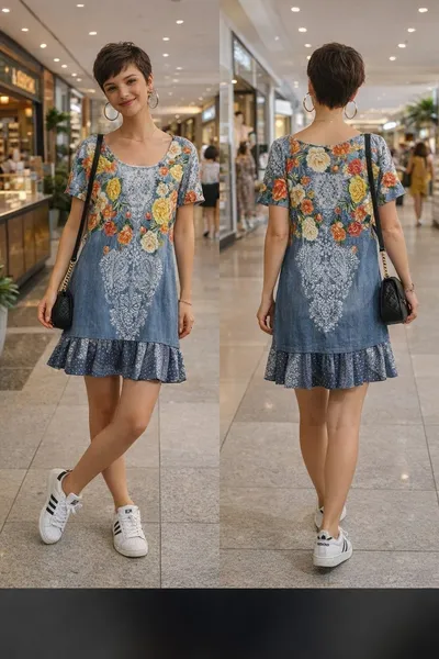 vestido curto Farm