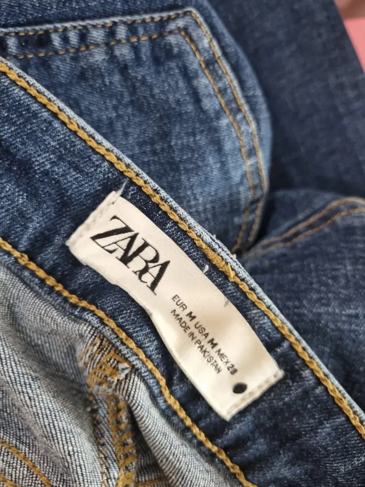 Saia curta jeans ZarA
