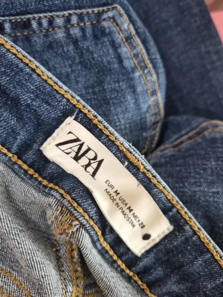 Saia curta jeans ZarA