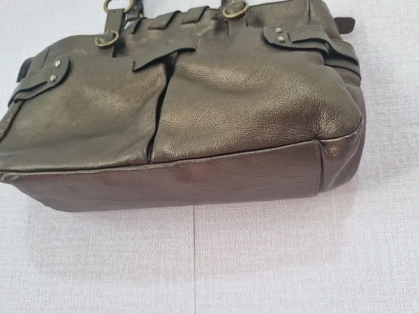 BOLSA DE OMBRO EM COURO COBRE SMARTBAG
