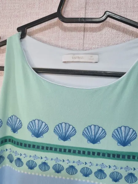 Vestido tubinho midi praiano Lez a Lez