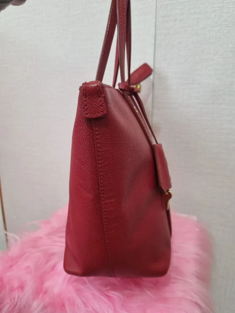 Bolsa TOTE Dolce & Gabbana EM COURO VERMELHA