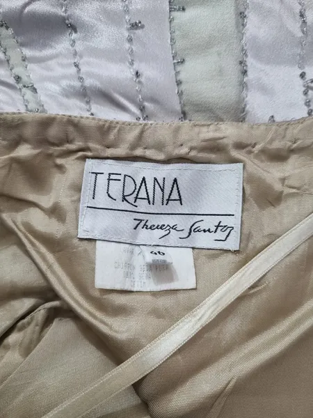tomara que caia vintage seda pura bordado