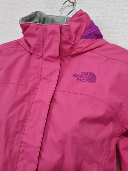 corta vento the north face infantil rosa