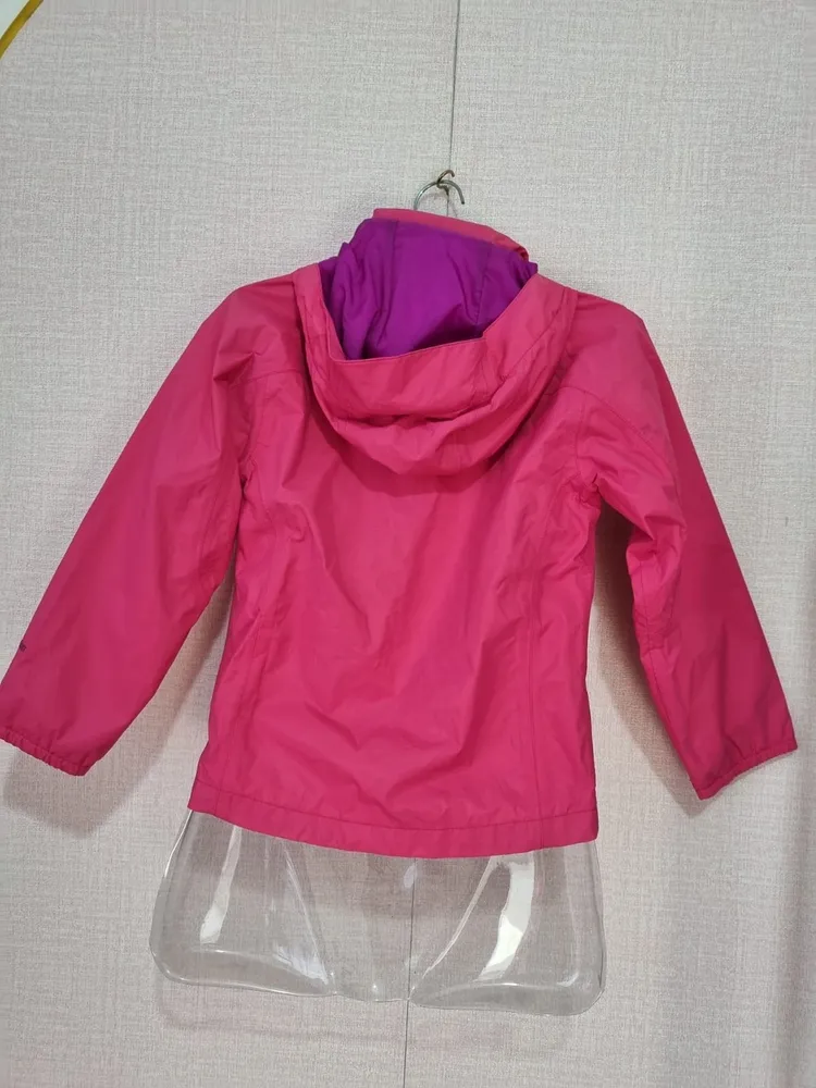 corta vento the north face infantil rosa