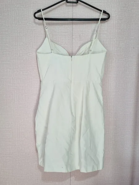 VESTIDO OFF WRITE CURTO DRAPEADO DE ALCINHA