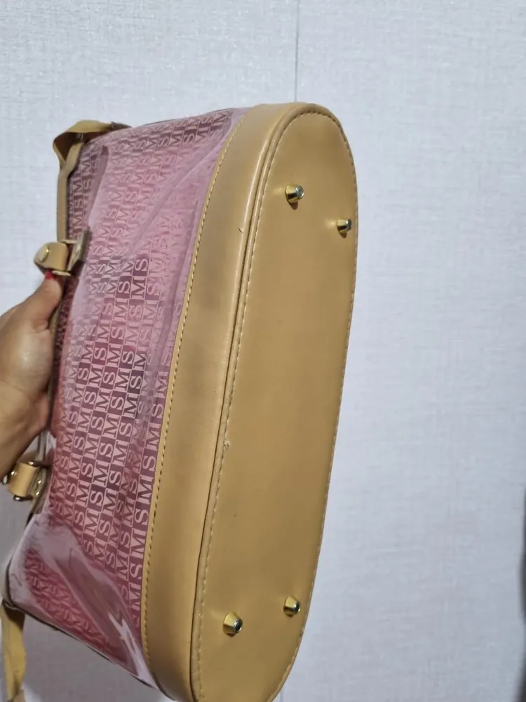 BOLSA MONICA SANCHES ROSINHA DE OMBRO