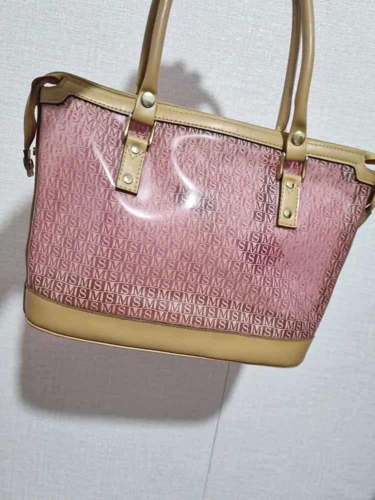 BOLSA MONICA SANCHES ROSINHA DE OMBRO