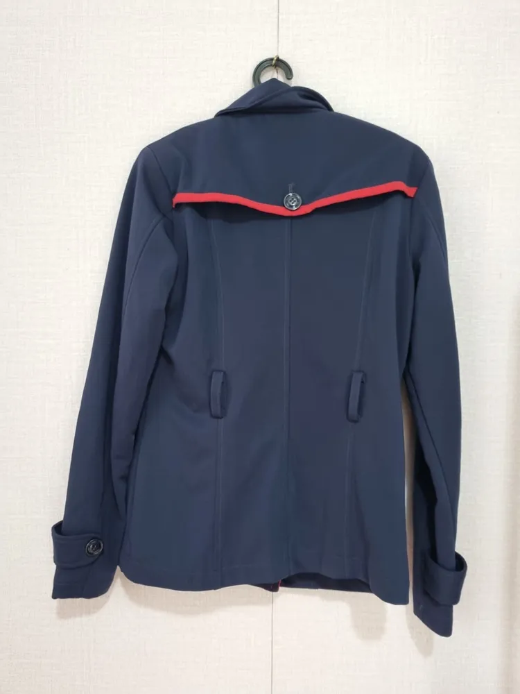 trench coat lucky ouro azul marinho