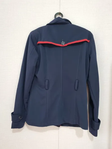 trench coat lucky ouro azul marinho