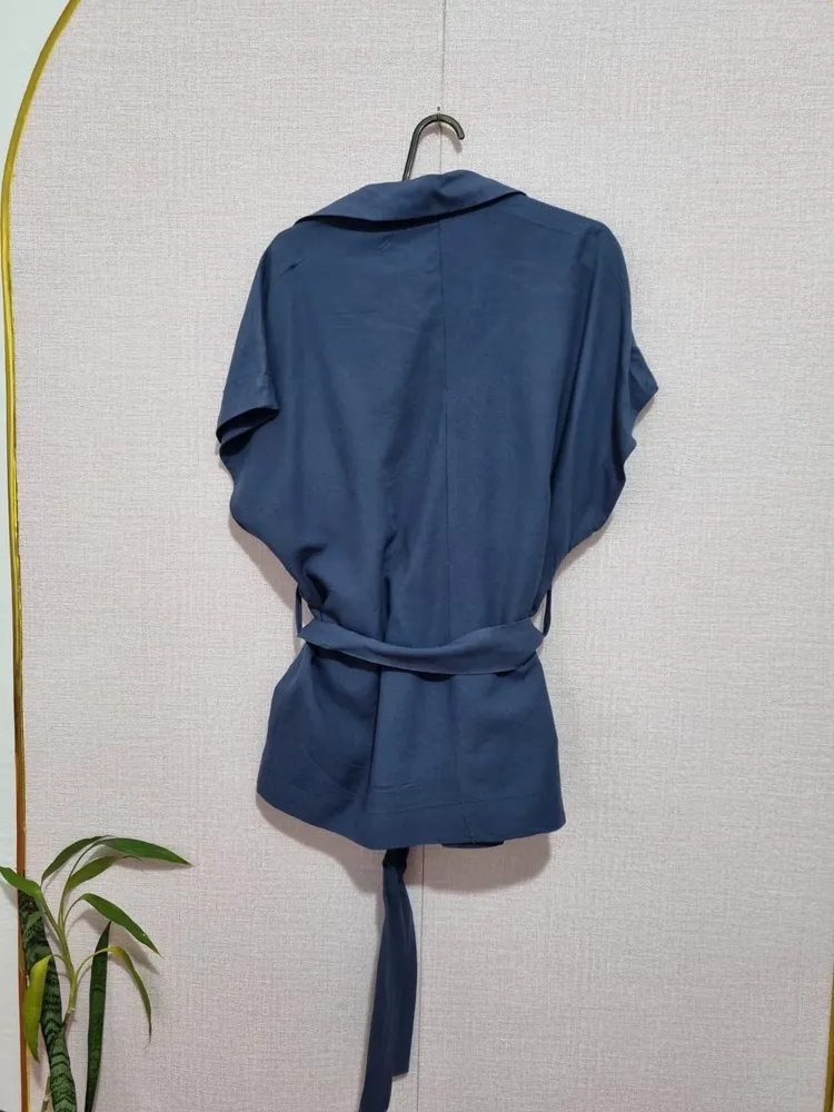 kimono 3 marias azul chumbo