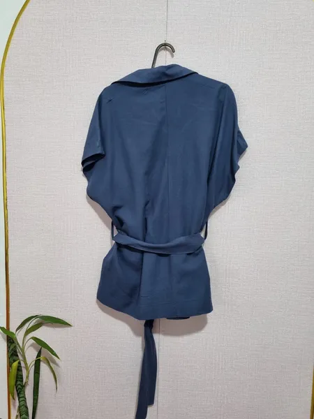 kimono 3 marias azul chumbo