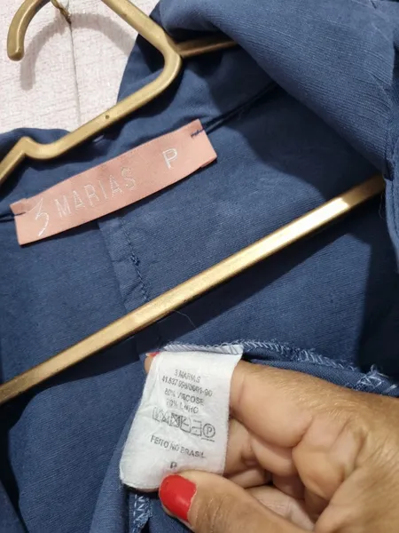kimono 3 marias azul chumbo