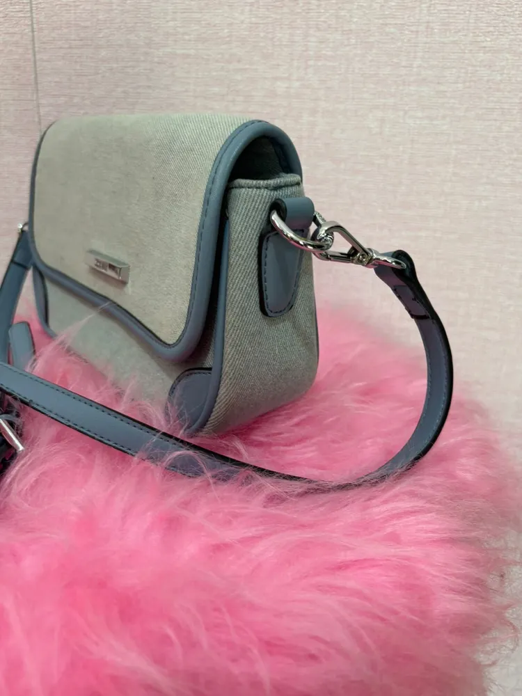 bolsa transversal santa lolla jeans azul