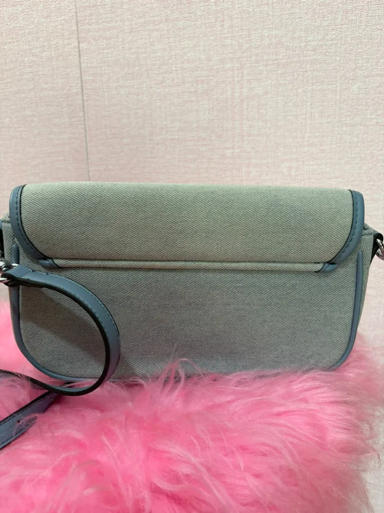 bolsa transversal santa lolla jeans azul