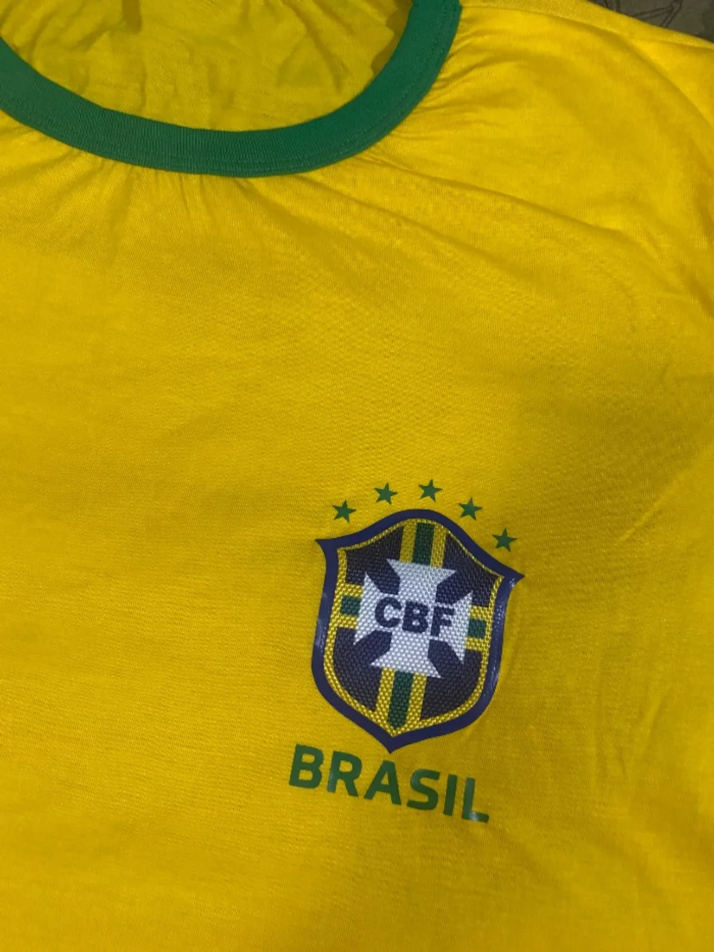 camisa Brasil amarela