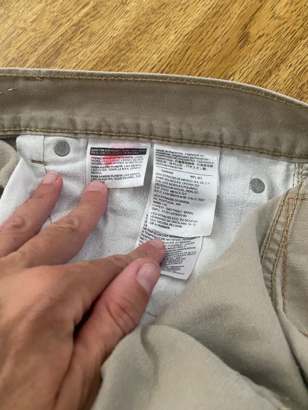 calca levis masculina