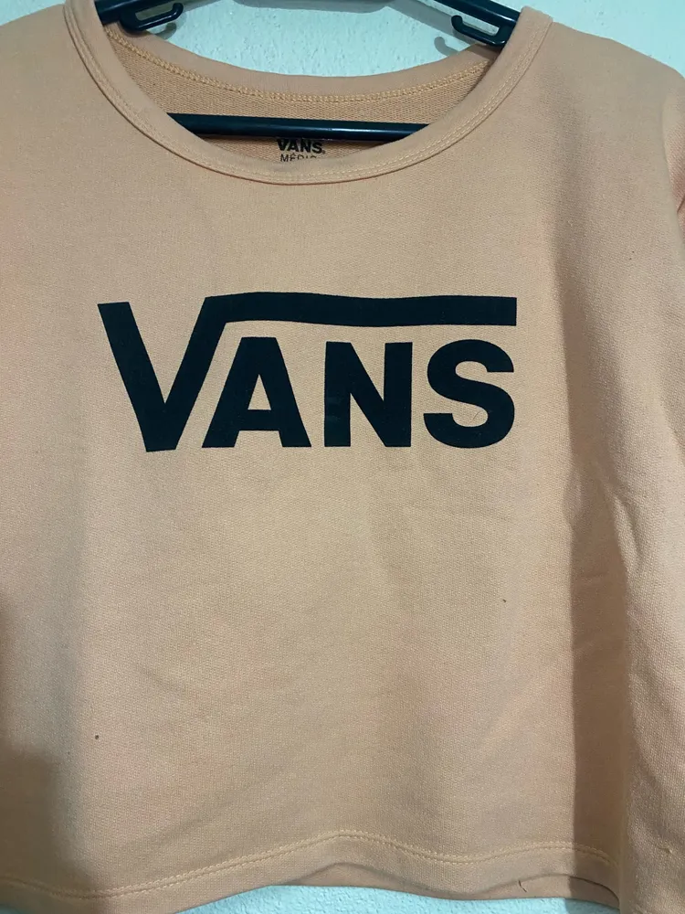 cropped feminina vans