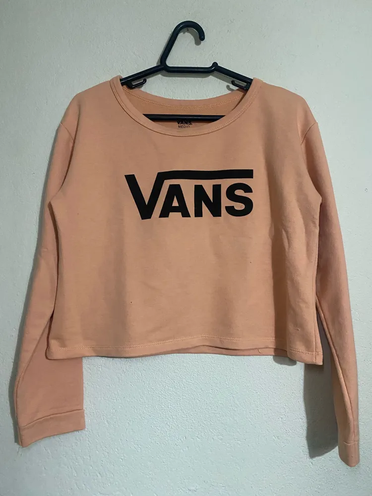 cropped feminina vans