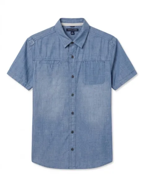 camisa jeans algodao