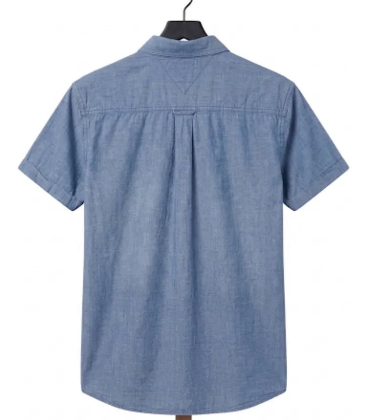 camisa jeans algodao