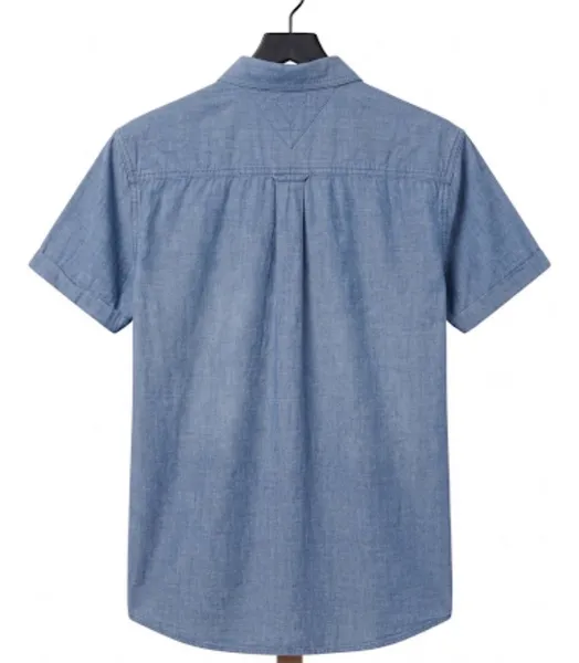camisa jeans algodao
