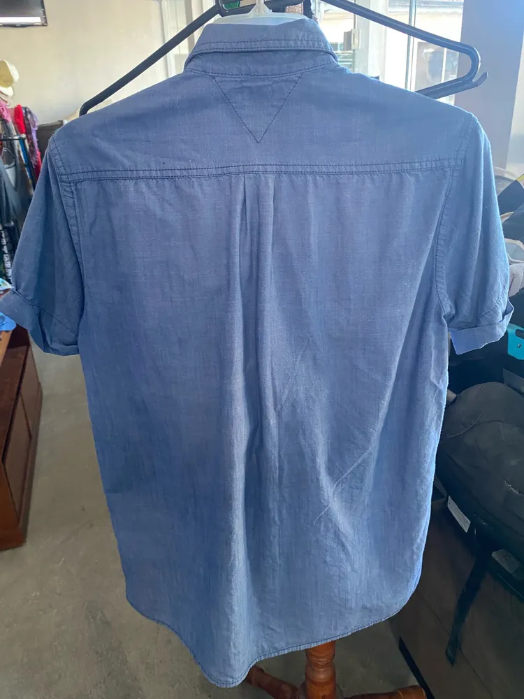 camisa jeans algodao