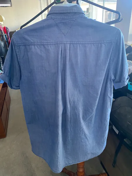 camisa jeans algodao