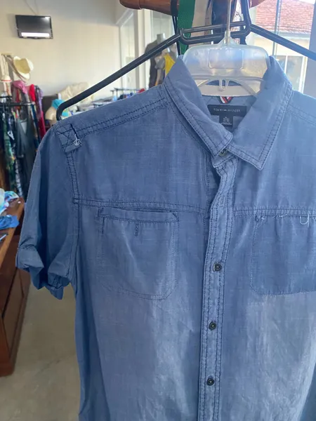 camisa jeans algodao